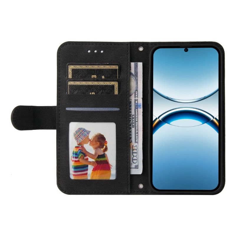 Folio Deksel Til Oppo Find X8 Klassisk Vintage-stropp