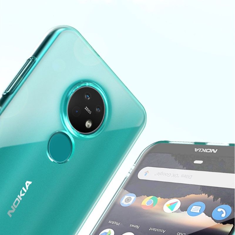 Deksel Til Nokia 7.2 Gjennomsiktig Silikon