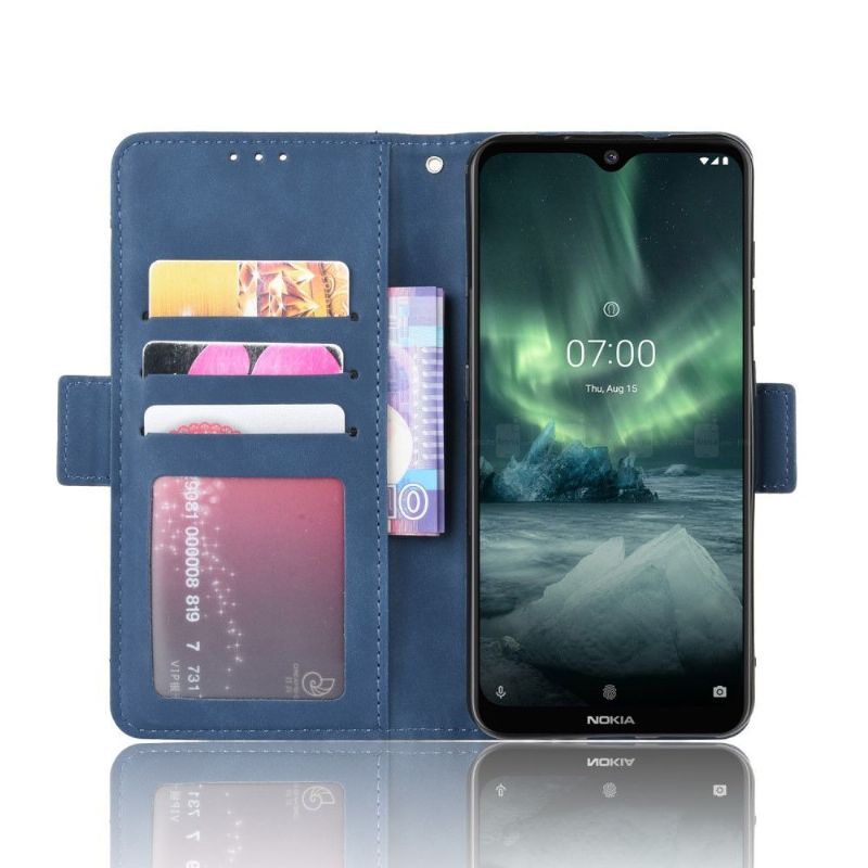 Lærdeksel Til Nokia 7.2 Premium Med Kortholder