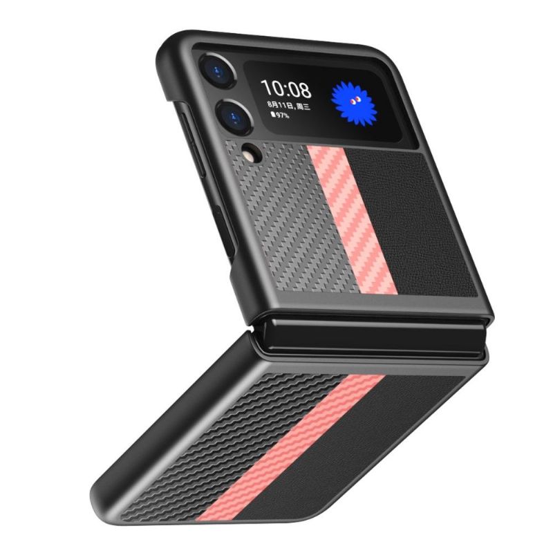 Deksel Til Samsung Galaxy Z Flip 3 5G Business Carbon Fiber