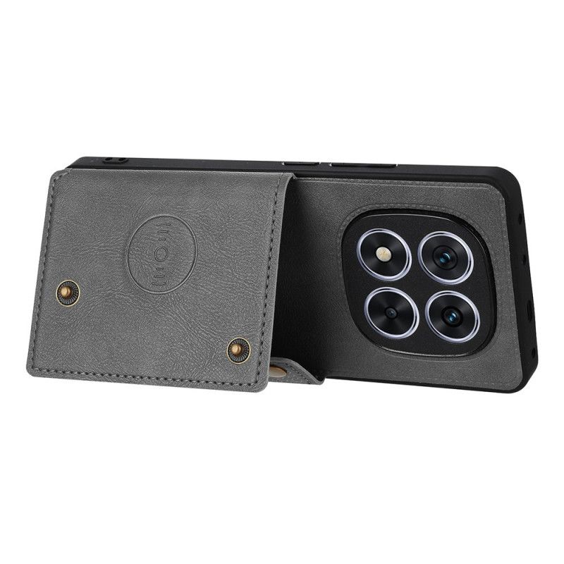 Deksel Til Xiaomi Redmi Note 15 Pro Plus 5g Med Kortholder Og Stativ