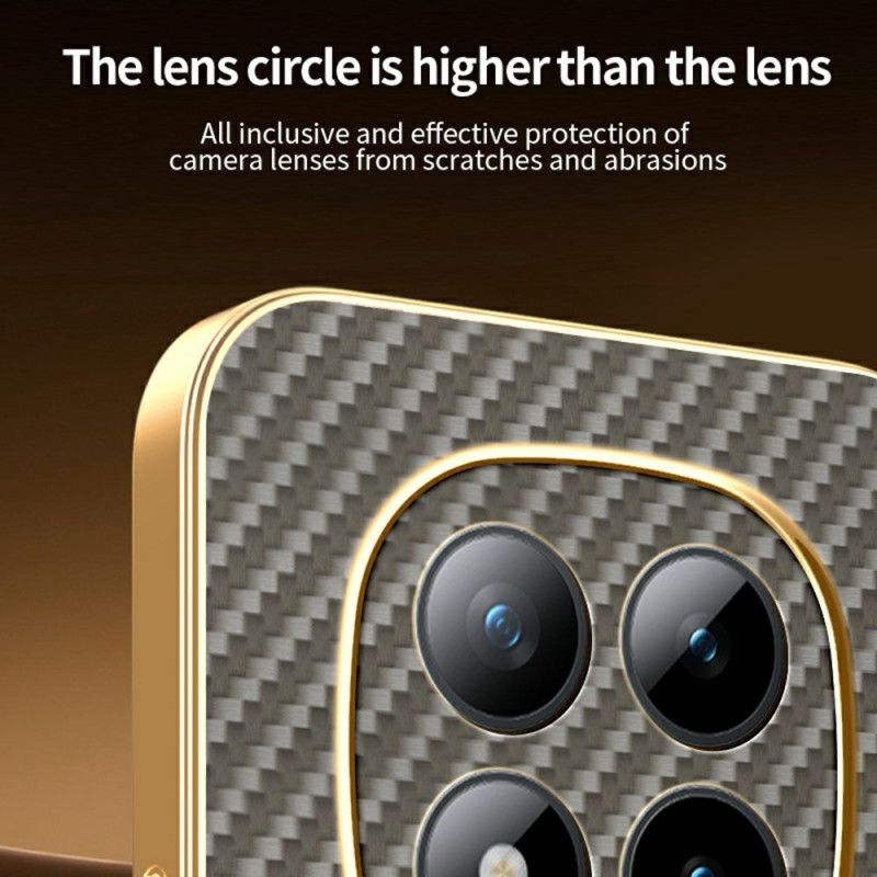 Deksel Xiaomi Redmi Note 15 Pro Plus 5g Karbonfibertekstur