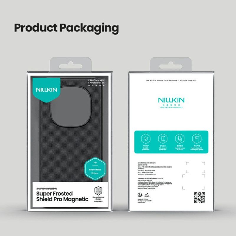Deksel Xiaomi Redmi Note 15 Pro Plus 5g Nillkin Frosted Shield Pro Beskyttelse Deksel