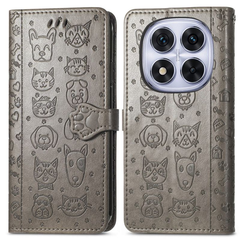 Folio Deksel Xiaomi Redmi Note 15 Pro Plus 5g Animerte Dyr