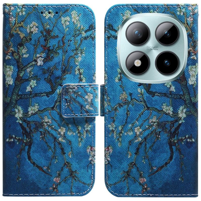 Folio Deksel Xiaomi Redmi Note 15 Pro Plus 5g Aprikosblomster