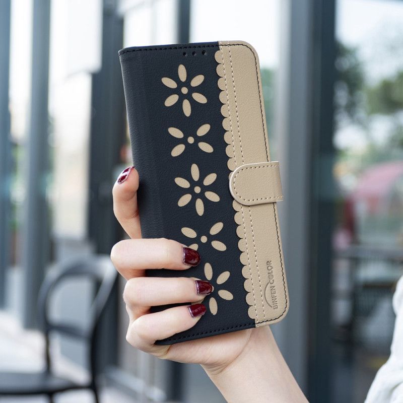 Folio Deksel Xiaomi Redmi Note 15 Pro Plus 5g Binfen Color Blomstermønster