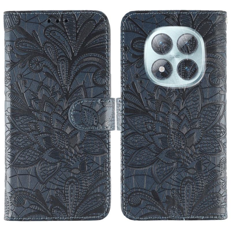 Folio Deksel Xiaomi Redmi Note 15 Pro Plus 5g Blondeblomstermønster Beskyttelse Deksel