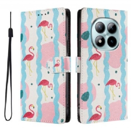 Folio Deksel Xiaomi Redmi Note 15 Pro Plus 5g Flamingoer