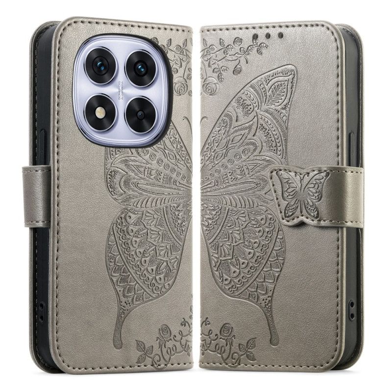 Folio Deksel Xiaomi Redmi Note 15 Pro Plus 5g Grafisk Sommerfugl