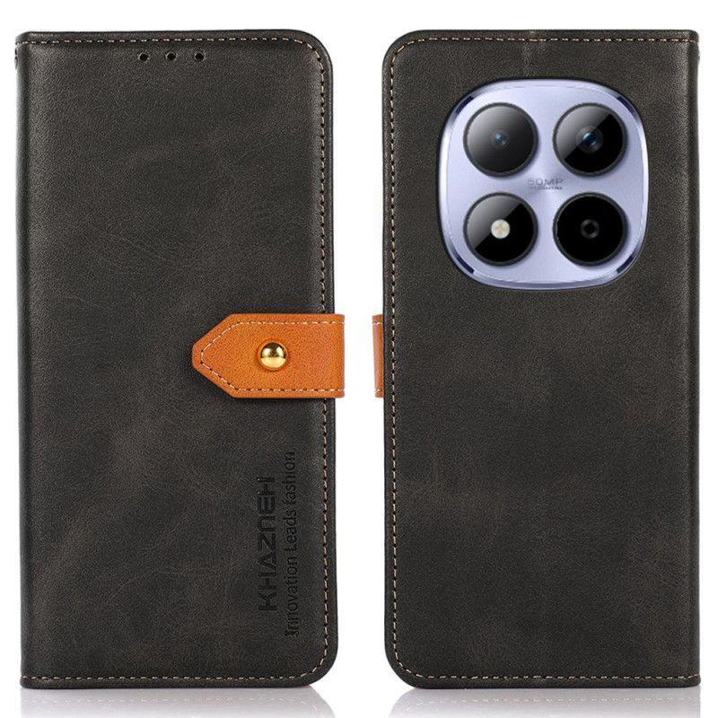 Folio Deksel Xiaomi Redmi Note 15 Pro Plus 5g Khazneh Gulllås