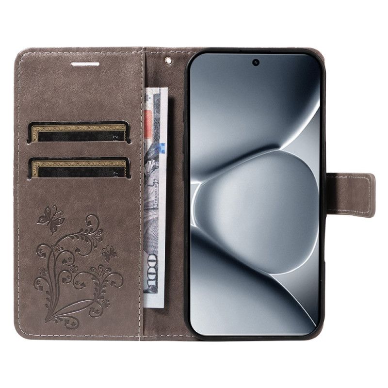 Folio Deksel Xiaomi Redmi Note 15 Pro Plus 5g Kjempesommerfugler