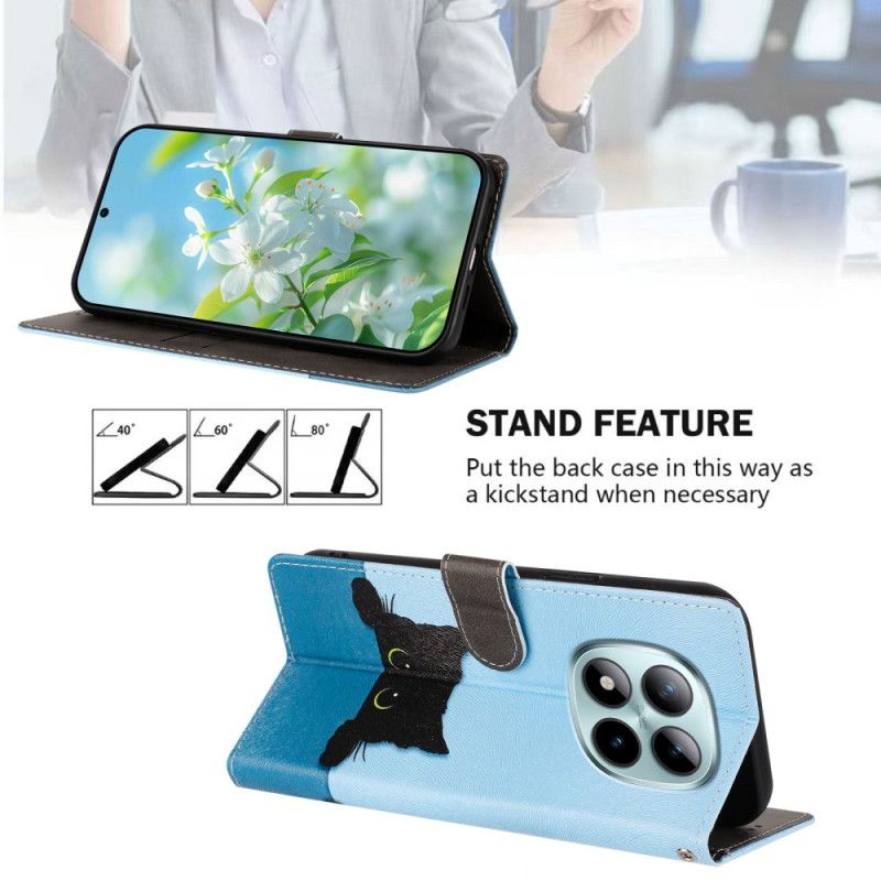 Folio Deksel Xiaomi Redmi Note 15 Pro Plus 5g Liten Katt Beskyttelse Deksel