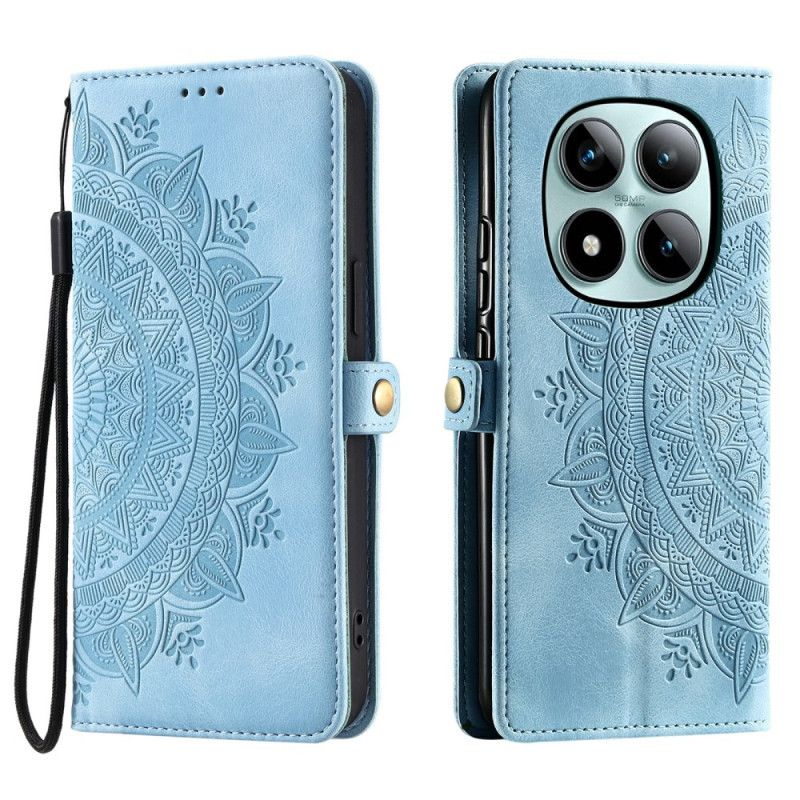 Folio Deksel Xiaomi Redmi Note 15 Pro Plus 5g Mandala-semsket Skinneffekt