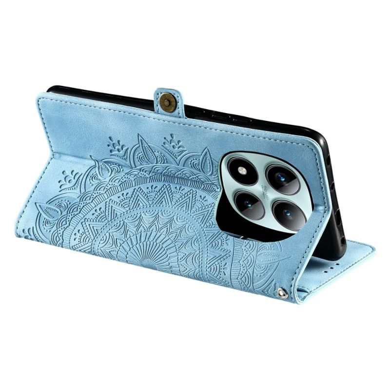 Folio Deksel Xiaomi Redmi Note 15 Pro Plus 5g Mandala-semsket Skinneffekt