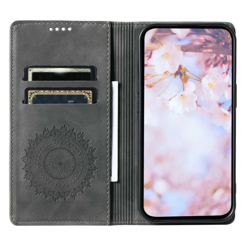 Folio Deksel Xiaomi Redmi Note 15 Pro Plus 5g Mandala-semsket Skinneffekt Beskyttelse Deksel