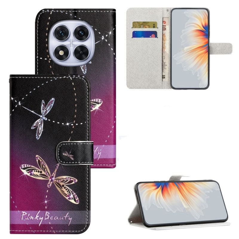 Folio Deksel Xiaomi Redmi Note 15 Pro Plus 5g Øyenstikkere Beskyttelse Deksel