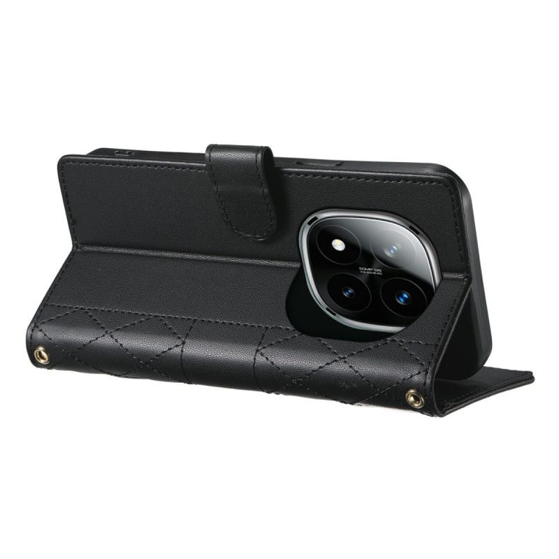 Folio Deksel Xiaomi Redmi Note 15 Pro Plus 5g Vattert Med Stropper Beskyttelse Deksel