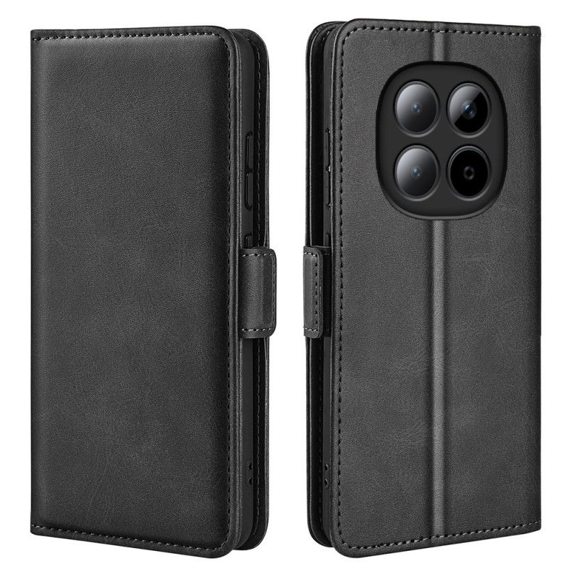 Lærdeksel Folio Deksel Xiaomi Redmi Note 15 Pro Plus 5g Dobbel Lås