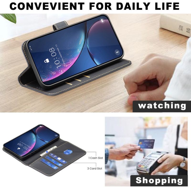 Lærdeksel Folio Deksel Xiaomi Redmi Note 15 Pro Plus 5g Mobildeksel Binfen Color