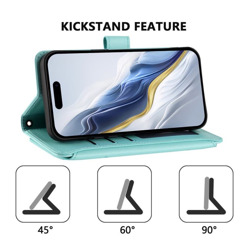 Lærdeksel Folio Deksel Xiaomi Redmi Note 15 Pro Plus 5g Mobildeksel Blomsterlommebok