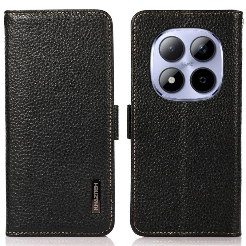 Lærdeksel Folio Deksel Xiaomi Redmi Note 15 Pro Plus 5g Mobildeksel Khazneh Lær