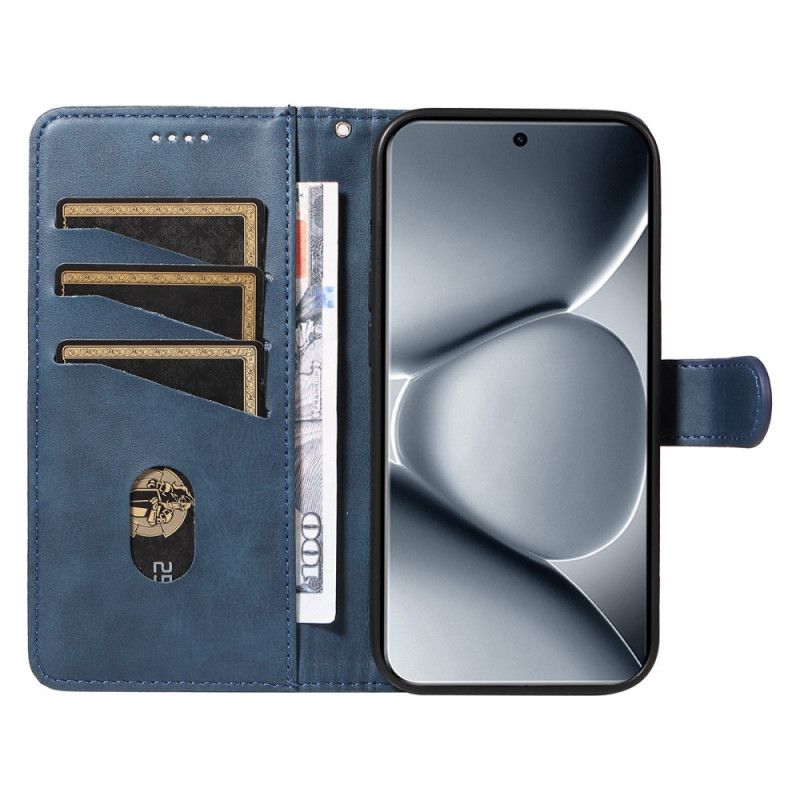 Lærdeksel Folio Deksel Xiaomi Redmi Note 15 Pro Plus 5g Mobildeksel T-linjer