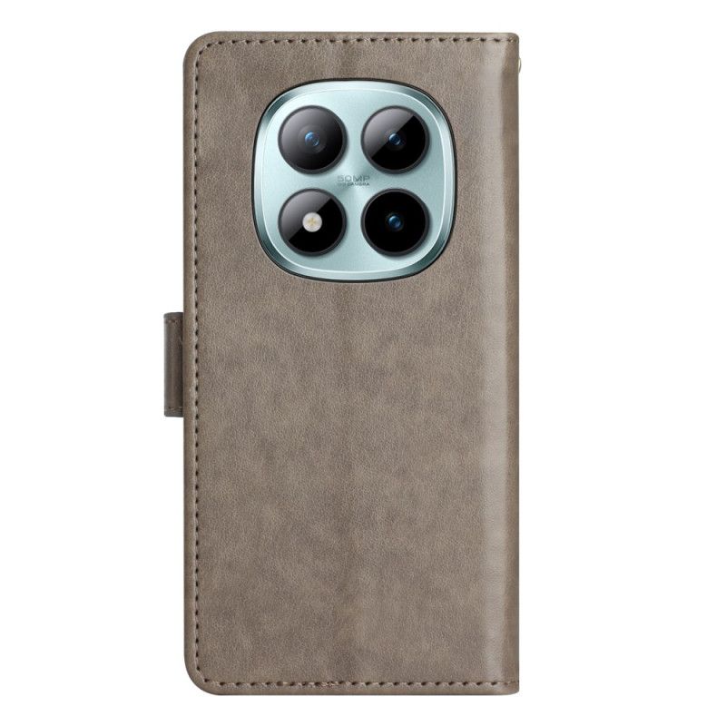 Lærdeksel Folio Deksel Xiaomi Redmi Note 15 Pro Plus 5g Små Blomster