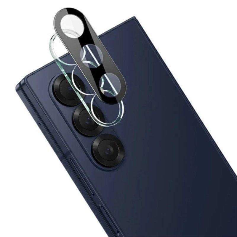 Beskyttelseslinse I Herdet Glass For Samsung Galaxy Z Fold 7 (svart Versjon)