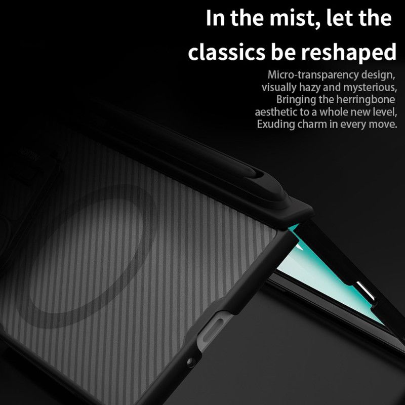 Deksel Samsung Galaxy Z Fold 7 Camshield Prop Magnetic Translucent Series Nillkin Beskyttelse Deksel