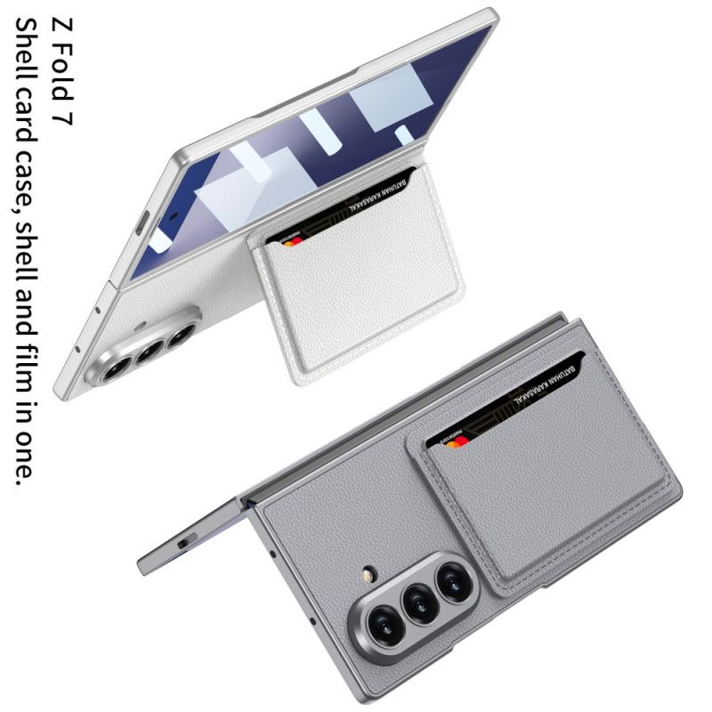 Deksel Samsung Galaxy Z Fold 7 Gkk Kortholder Og Stativ