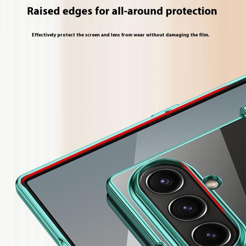 Deksel Samsung Galaxy Z Fold 7 Hengseldesign Med Metalleffekt