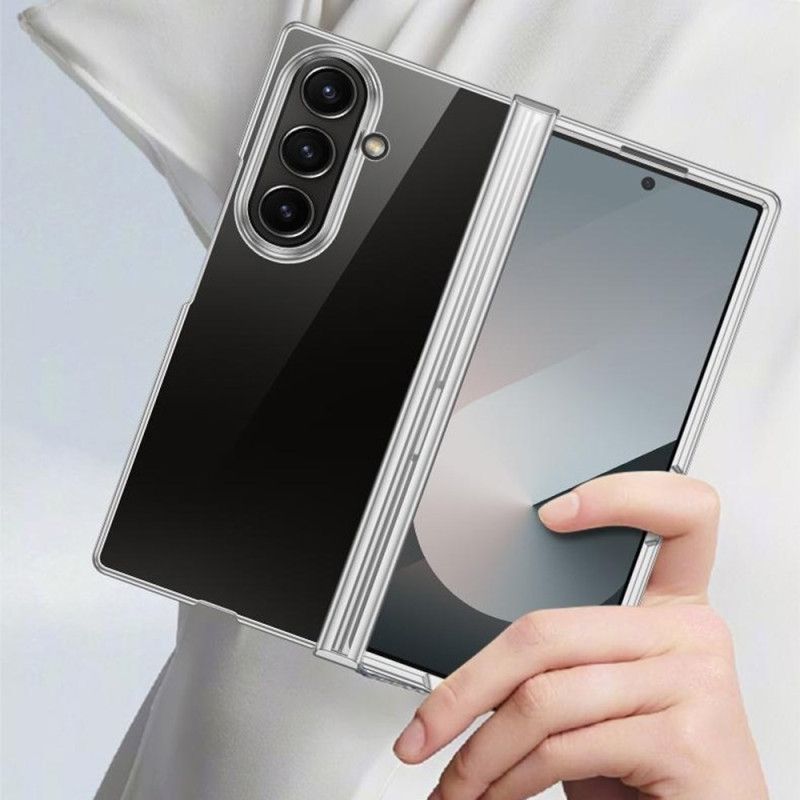 Deksel Samsung Galaxy Z Fold 7 Hengseldesign Med Metalleffekt