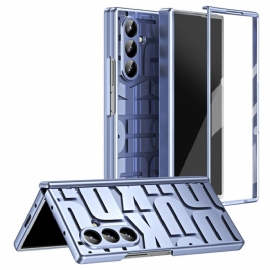 Deksel Samsung Galaxy Z Fold 7 Mobildeksel Bokstavdesign Med Skjermbeskytter I Herdet Glass