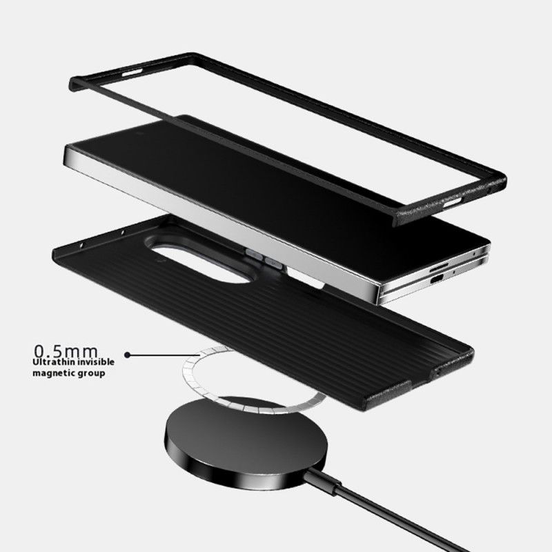 Deksel Samsung Galaxy Z Fold 7 Mobildeksel Magsafe-kompatibel Preget Abeel