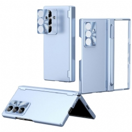 Deksel Samsung Galaxy Z Fold 7 Mobildeksel Skjermbeskytter I Herdet Glass Og Pekepennholder