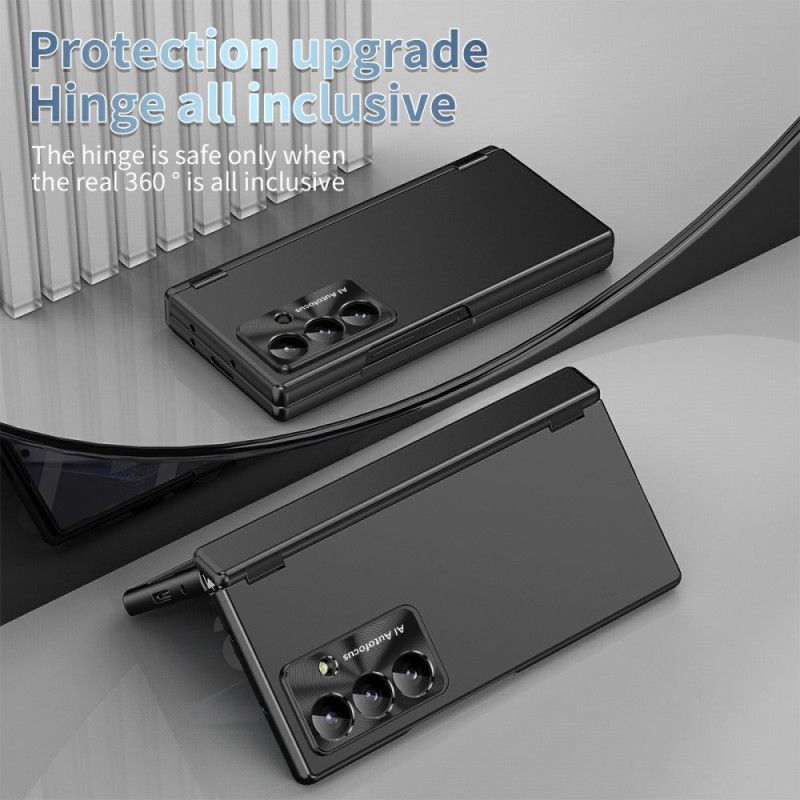 Deksel Samsung Galaxy Z Fold 7 Mobildeksel Skjermbeskytter I Herdet Glass Og Pekepennholder