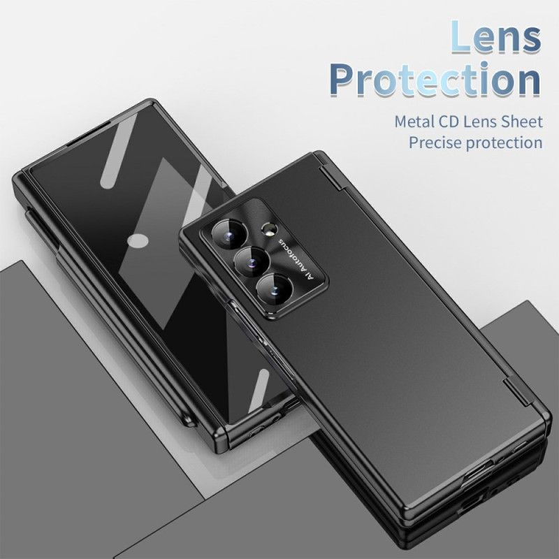 Deksel Samsung Galaxy Z Fold 7 Mobildeksel Skjermbeskytter I Herdet Glass Og Pekepennholder