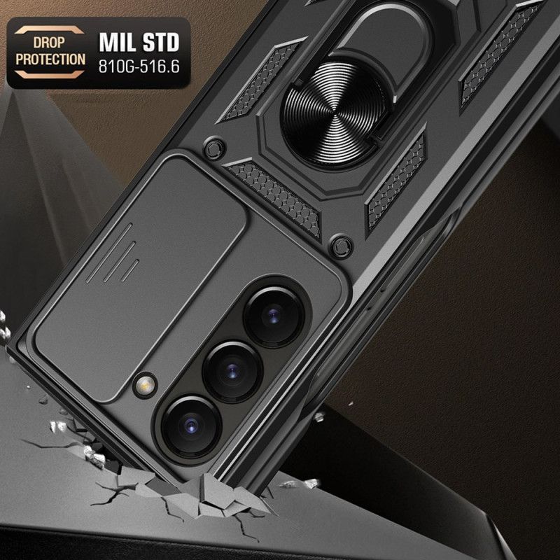 Deksel Samsung Galaxy Z Fold 7 Ringholder Og Skyvedeksel Til Kamera