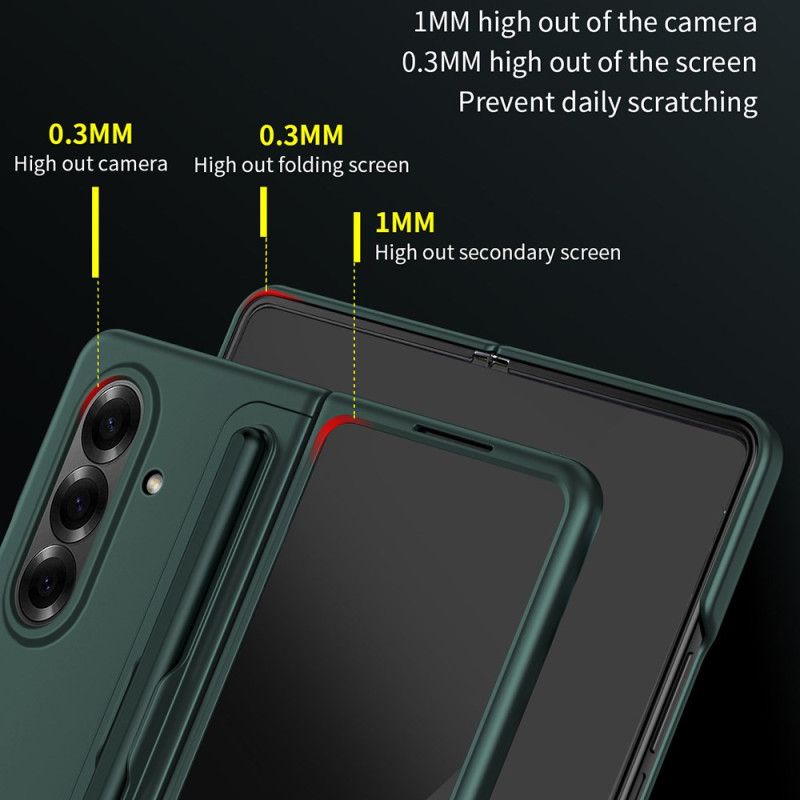 Deksel Til Samsung Galaxy Z Fold 7 Integrert Stativ Og Pekepennholder