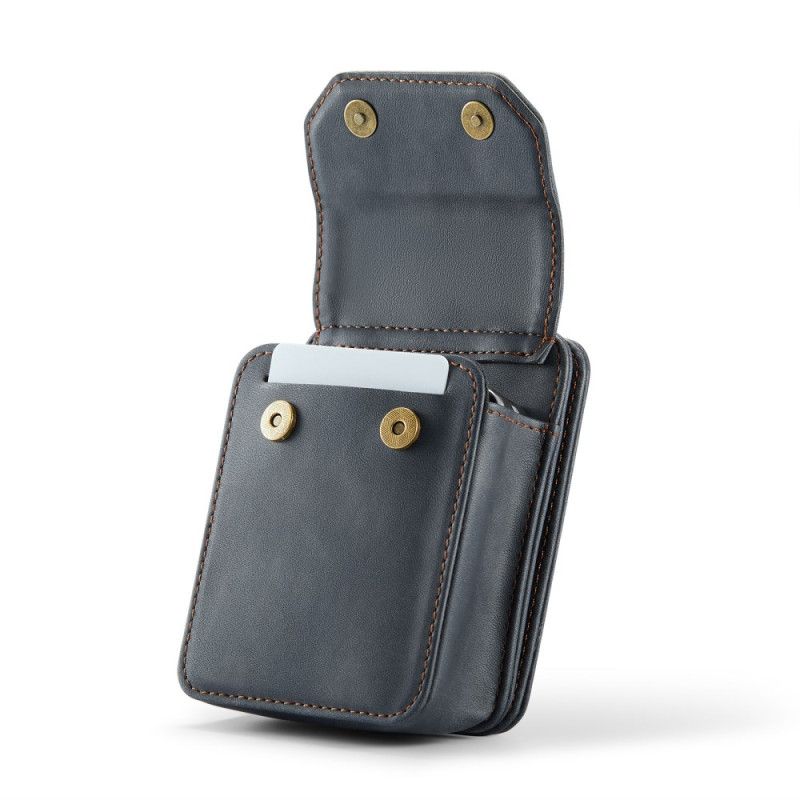 Case Etui Samsung Galaxy Z Flip 7 Fe Mobildeksel Satchel-stil Med Rfid-beskyttelse Og Skulderstropp