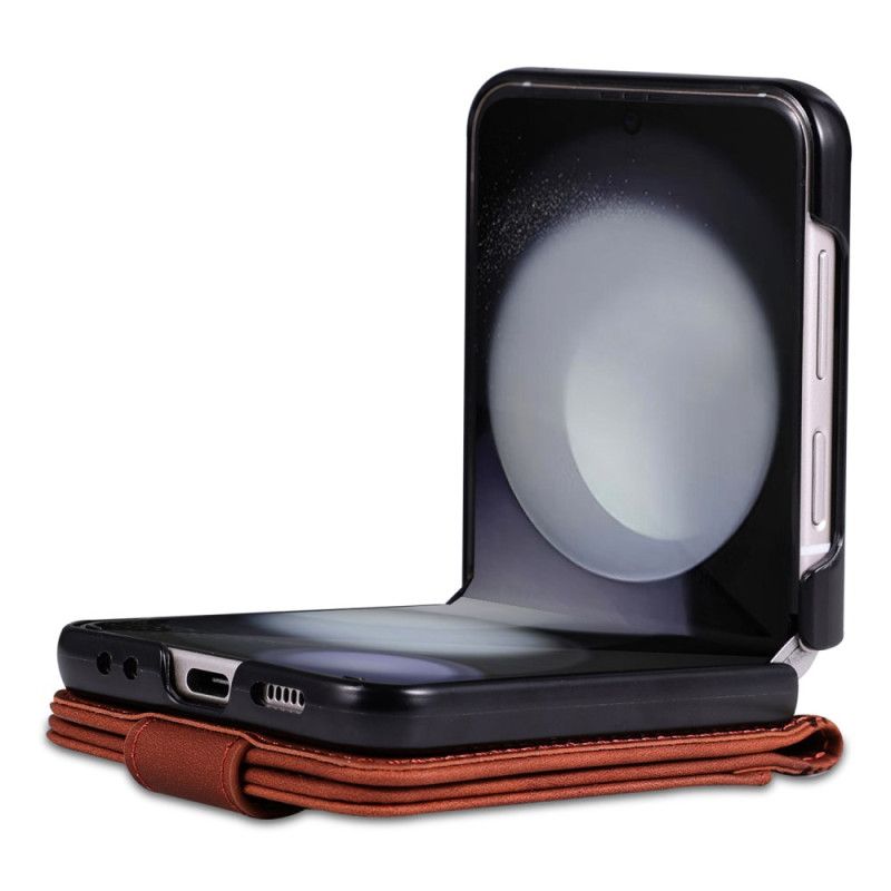 Deksel Samsung Galaxy Z Flip 7 Fe Azns Kortholder I Kunstskinn