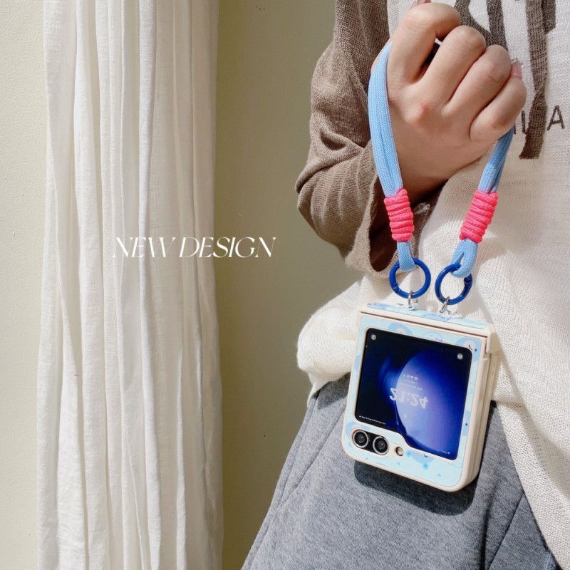 Deksel Samsung Galaxy Z Flip 7 Fe Bjørnedesign Og Håndleddsstropp