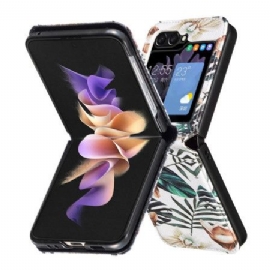Deksel Samsung Galaxy Z Flip 7 Fe Blad Og Blomster Beskyttelse Deksel