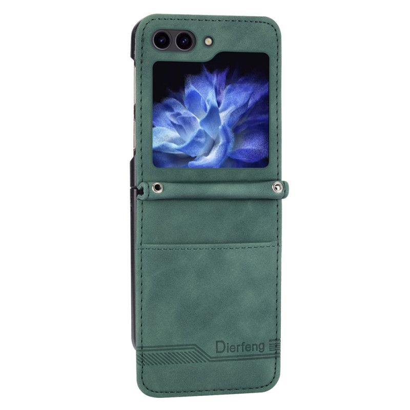 Deksel Samsung Galaxy Z Flip 7 Fe Dierfeng-kortholder