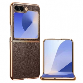 Deksel Samsung Galaxy Z Flip 7 Fe Ekte Skinn