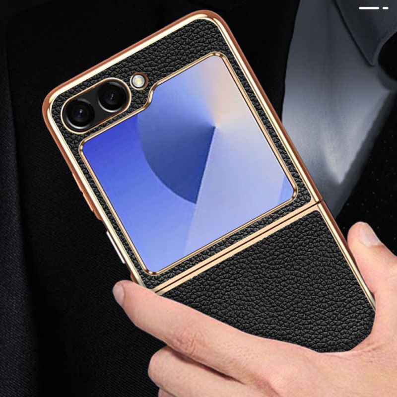 Deksel Samsung Galaxy Z Flip 7 Fe Ekte Skinn