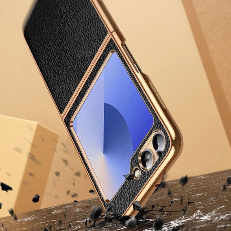 Deksel Samsung Galaxy Z Flip 7 Fe Ekte Skinn