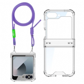 Deksel Samsung Galaxy Z Flip 7 Fe Gjennomsiktig Beskyttelse Deksel