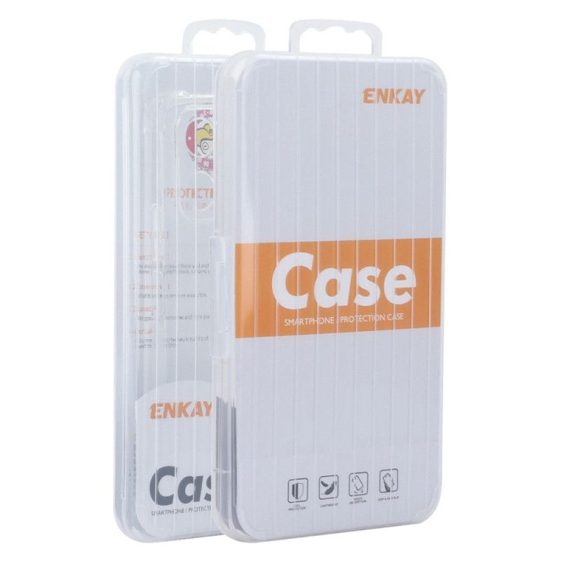 Deksel Samsung Galaxy Z Flip 7 Fe Gjennomsiktige Forsterkede Hjørner Enkay