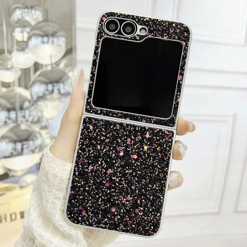 Deksel Samsung Galaxy Z Flip 7 Fe Glitterdesign